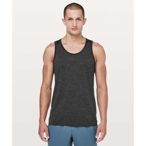 Lululemon Metal Vent Tech Tank Mens XL Deep Coal/Black Training Athleisure Shirt